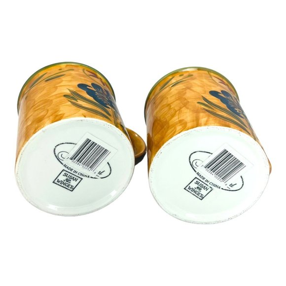 Certified International Ceramic Savannah Mugs Set of 2 by Susan Winget NWT - Picture 3 of 7